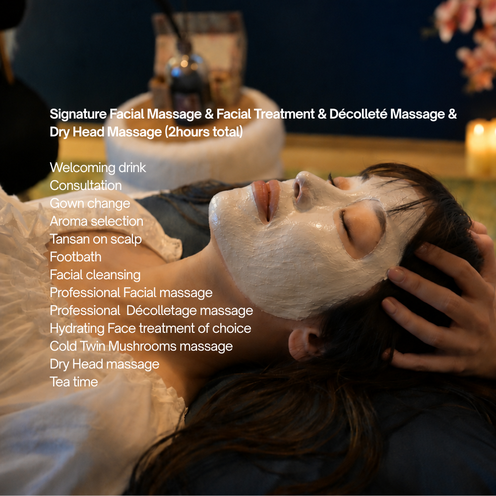 (click here) Japanese Professional Facial Massage and Body Massage Spa